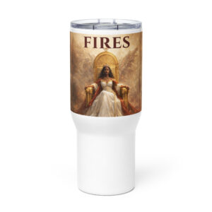 Travel mug with a handle