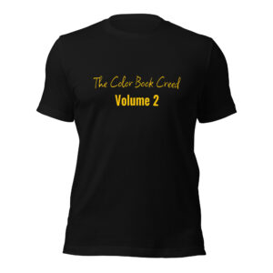The Color Book Creed Volume 2 – Women’s Black Eco T-Shirt