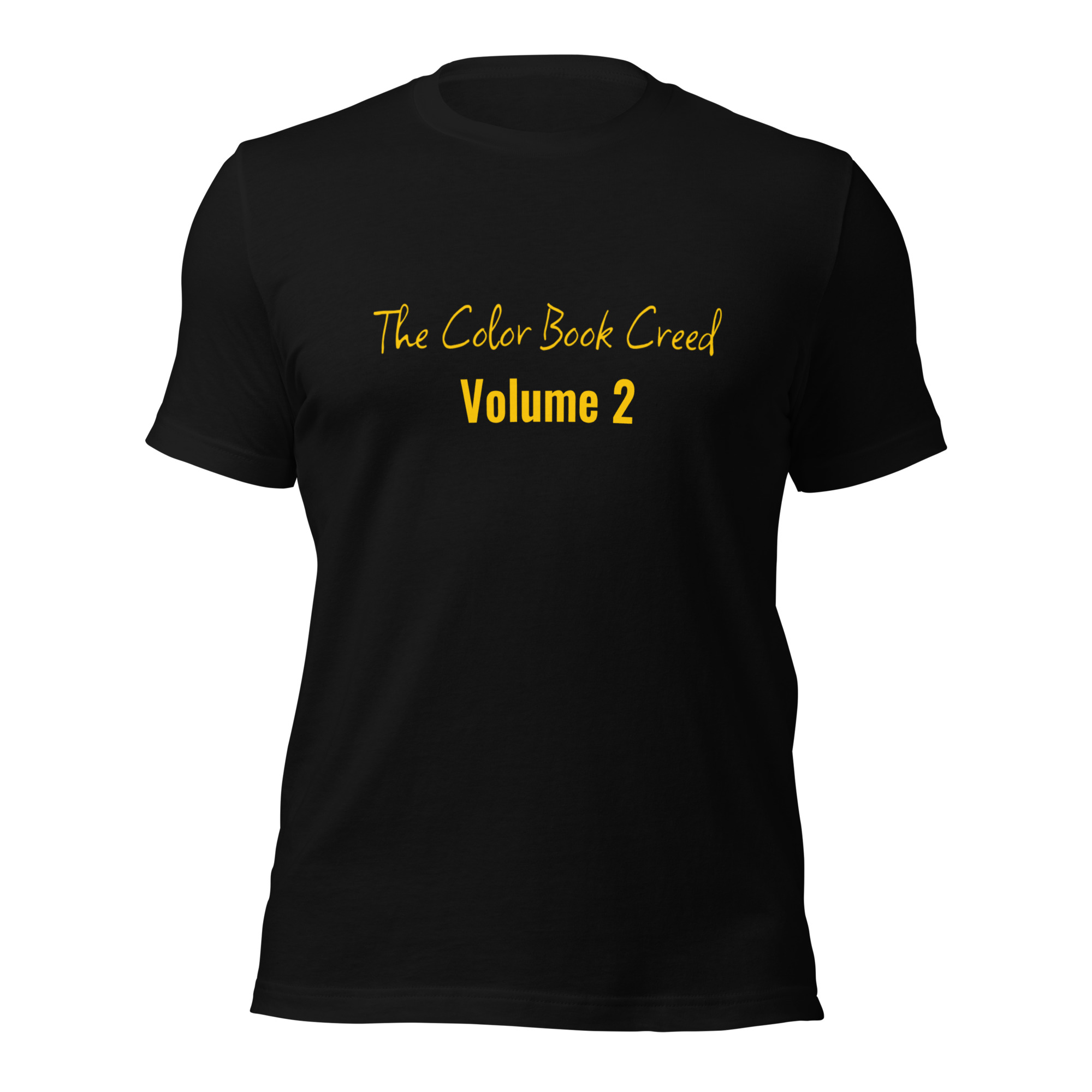 The Color Book Creed Volume 2 – Women’s Black Eco T-Shirt