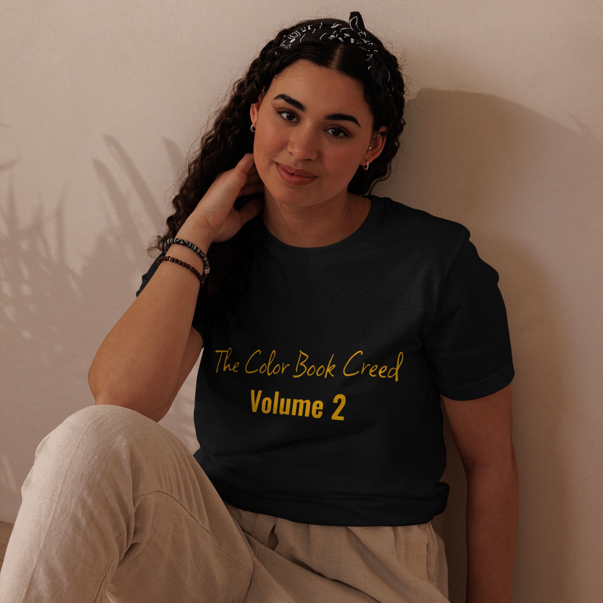 The Color Book Creed Volume 2 – Women’s Black Eco T-Shirt - Image 5